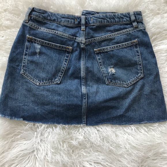 Free People “We the Free” Denim Skirt size 28 - Picture 3 of 3